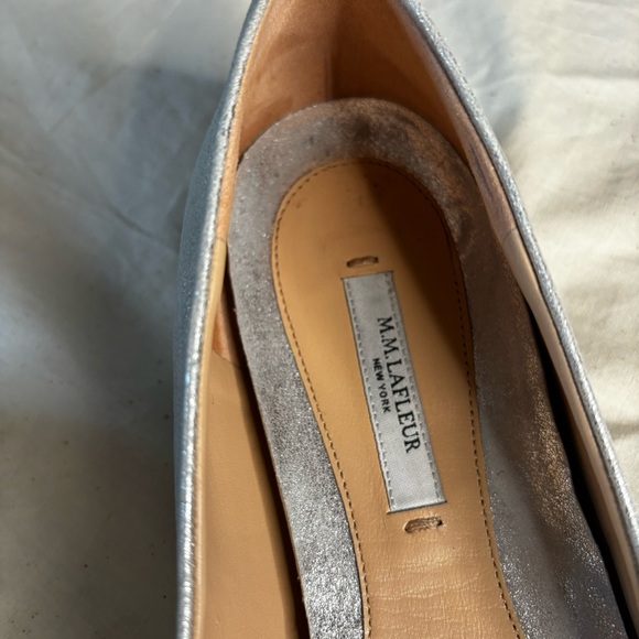 MM Lafleur Metallic Sicer Pointer Flats Size 9/40 - Picture 2 of 9